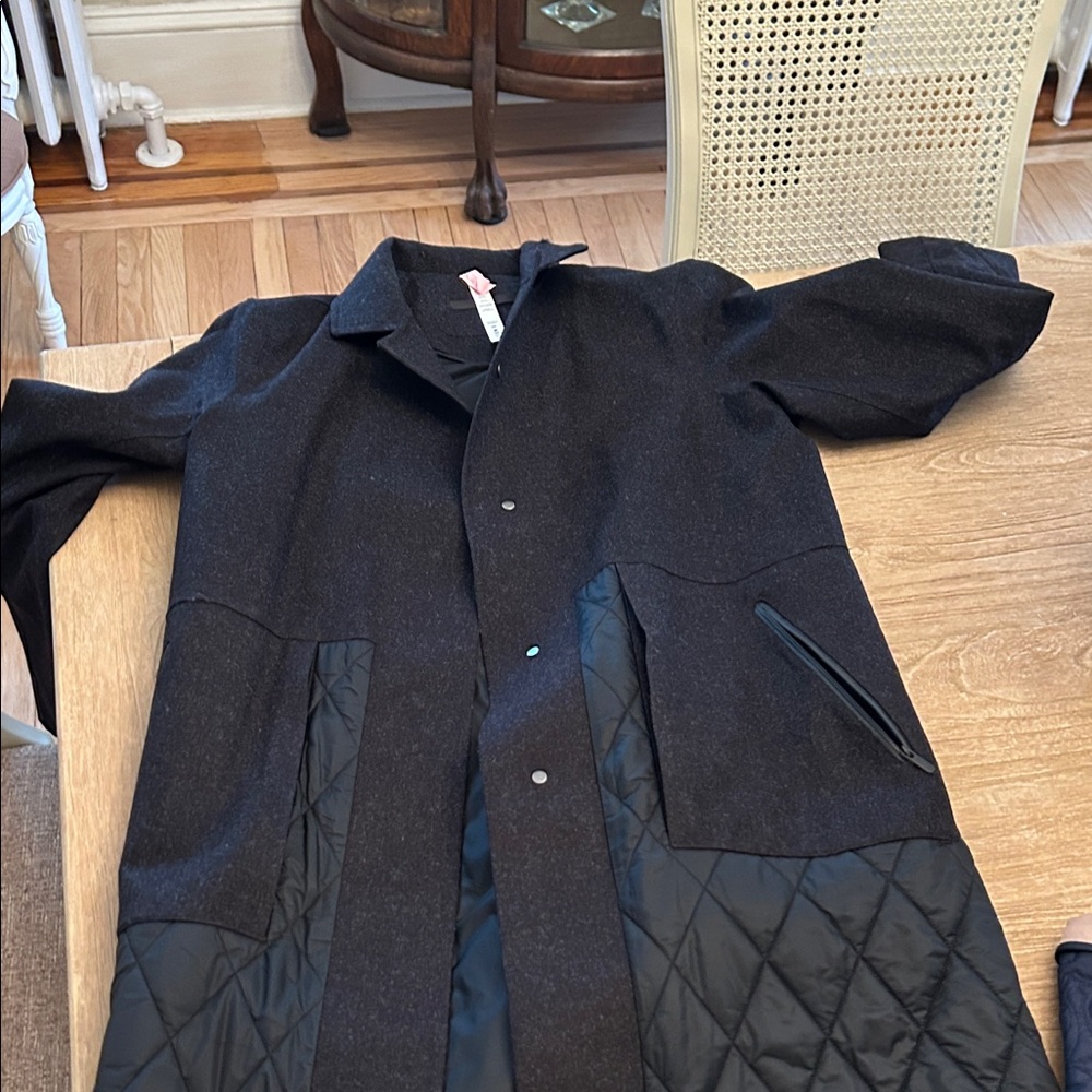 lululemon athletica Black Trench Coat